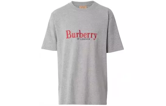 Футболка мужская серая Burberry, серый