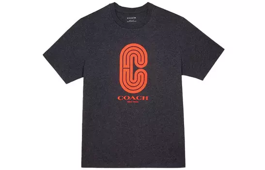 Футболка мужская серая Coach, серый