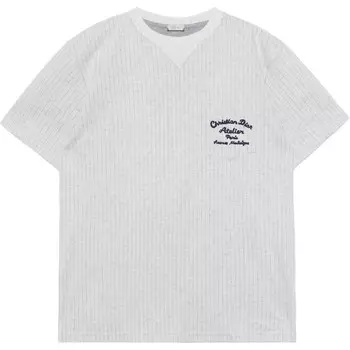 Футболка мужская серая Dior, серый