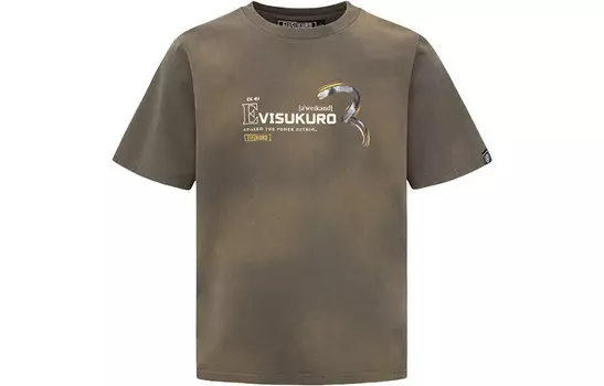 Футболка мужская серая Evisu, серый