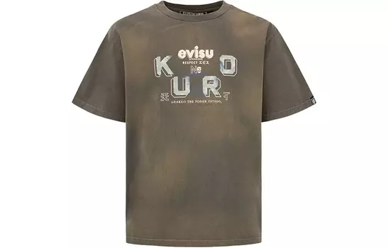 Футболка мужская серая Evisu, серый