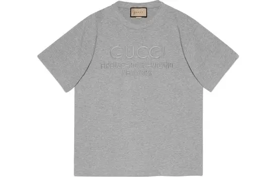 Футболка мужская серая Gucci, серый
