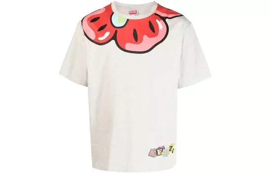 Футболка мужская серая Kenzo, серый