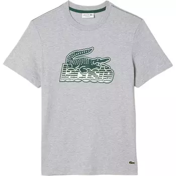 Футболка мужская серая Lacoste, серый