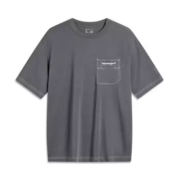 Футболка мужская серая Lining, серый