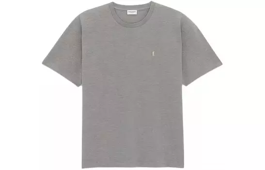 Футболка мужская серая Saint Laurent, серый