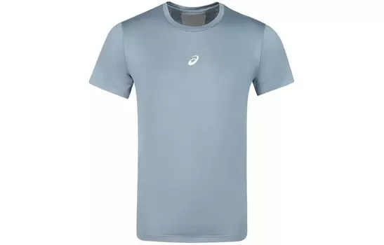 Футболка мужская серая/синяя Asics, серый/синий
