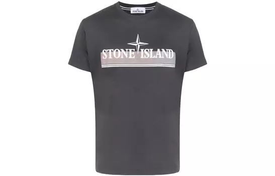 Футболка мужская серая Stone Island, серый