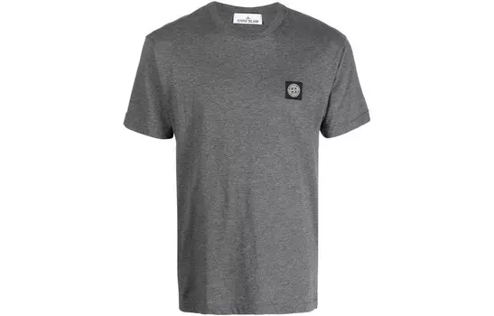 Футболка мужская серая Stone Island, серый