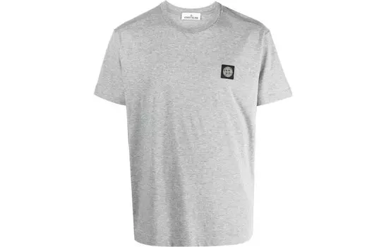 Футболка мужская серая Stone Island, серый