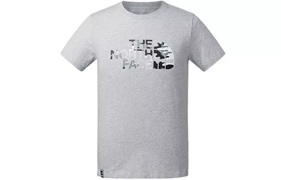 Футболка мужская серая The North Face, серый