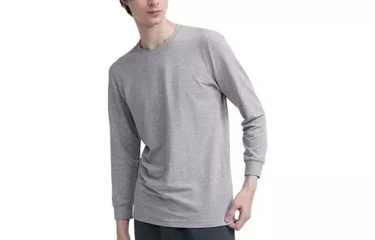 Футболка мужская серая Uniqlo, серый