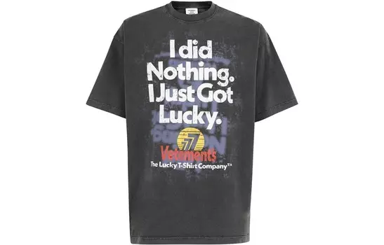 Футболка мужская серая Vetements, серый