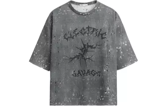 Футболка мужская серая Zara, серый