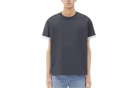 Футболка мужская Shadow Grey Bottega Veneta, цвет Shadow Gray