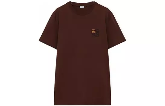 Футболка мужская шоколадная Loewe, цвет Chocolate