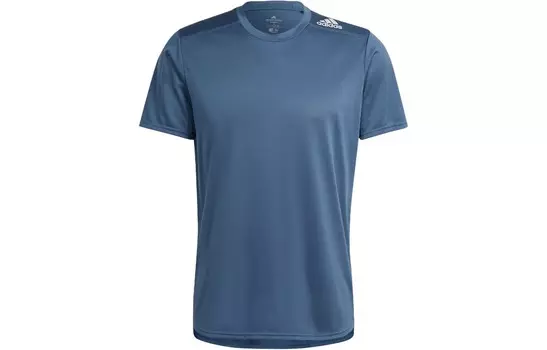 Футболка мужская синяя Adidas, синий