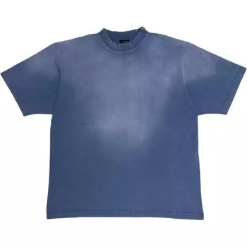 Футболка мужская синяя Balenciaga, синий