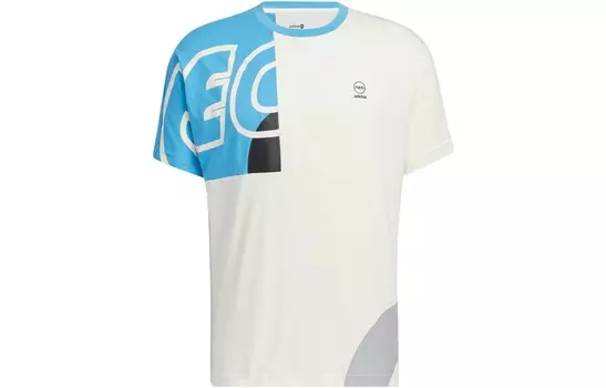 Футболка мужская синяя/белая Adidas Neo, синий