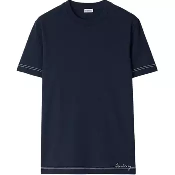 Футболка мужская синяя Burberry, синий
