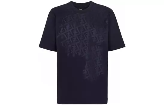 Футболка мужская синяя Fendi, синий