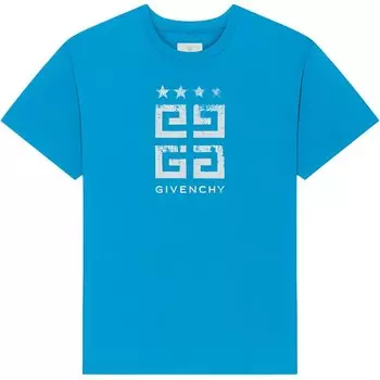 Футболка мужская синяя Givenchy, синий