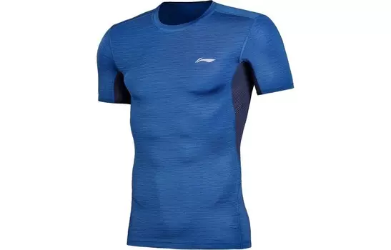 Футболка мужская синяя Lining, синий