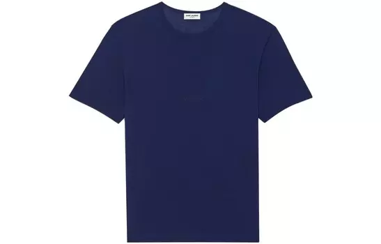 Футболка мужская синяя Saint Laurent, синий