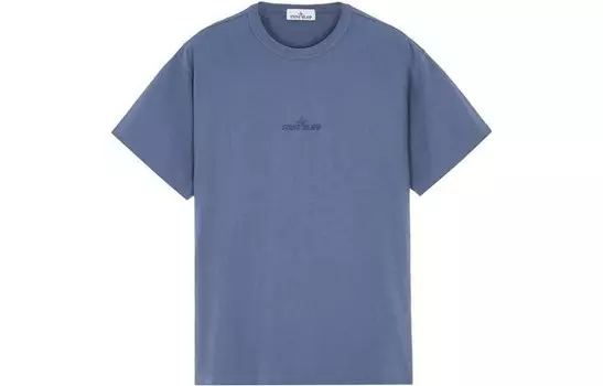 Футболка мужская синяя Stone Island, синий