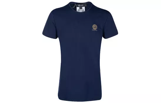 Футболка мужская синяя Versace, синий