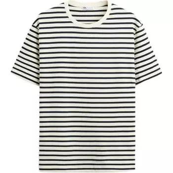 Футболка мужская синяя Zara, синий