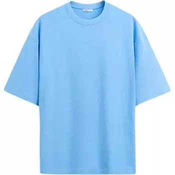 Футболка мужская синяя Zara, синий