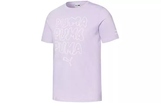 Футболка мужская сиреневая Puma, светло-фиолетовый