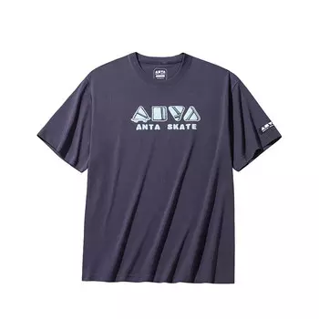 Футболка мужская сливово-фиолетовая Anta, фиолетовый
