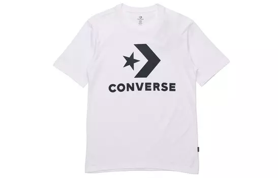 Футболка мужская со звездным шевроном, белая Converse, белый