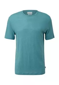 Футболка мужская, содержимое лен, этикетка s.Oliver, цвет Blue Green