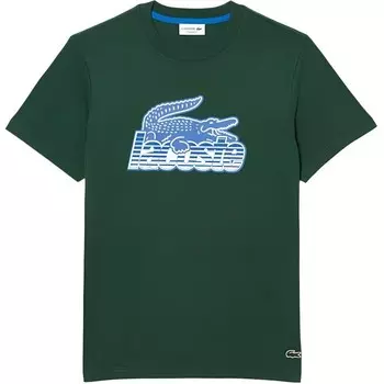Футболка мужская сосново-зеленая Lacoste, зеленый