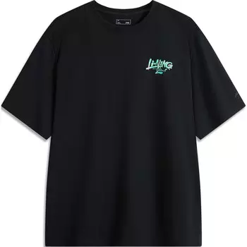 Футболка мужская Sports Life Collection черная Lining, черный