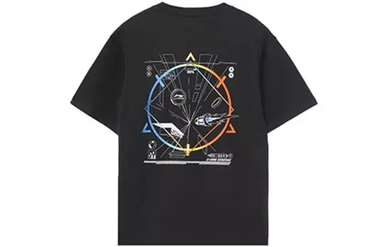 Футболка мужская Sports Life Collection черная Lining, черный