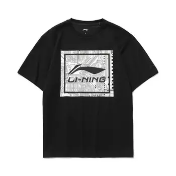 Футболка мужская Sports Life Collection черная Lining, черный