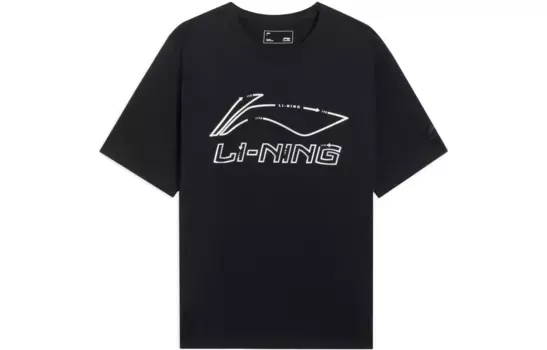 Футболка мужская Sports Life Collection черная Lining, черный