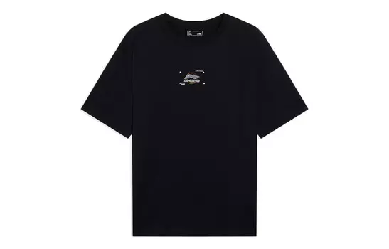 Футболка мужская Sports Life Collection черная Lining, черный