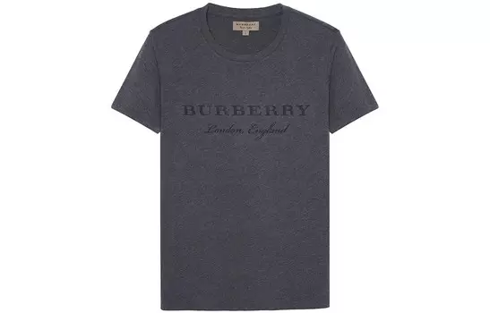 Футболка мужская средне-серая Burberry, серый