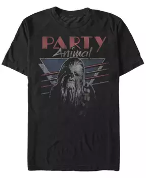 Футболка мужская Star Wars Classic Chewbacca Party Animal с коротким рукавом Fifth Sun, черный