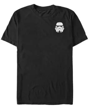 Футболка мужская Star Wars Storm Trooper Helmet Left Breast с коротким рукавом Fifth Sun, черный