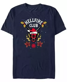 Футболка мужская Stranger Things A Hellfire Holiday с короткими рукавами Fifth Sun, синий