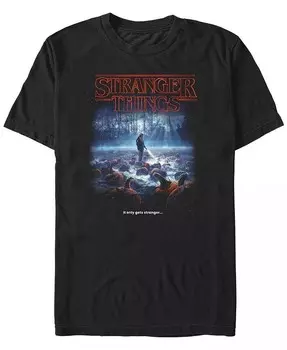 Футболка мужская Stranger Things Strange Pumpkins с короткими рукавами Fifth Sun, черный