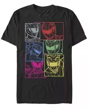 Футболка мужская Street Power rangers с коротким рукавом Crew Fifth Sun, черный