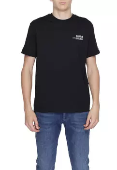 Футболка мужская Suns с принтом на спине, черный