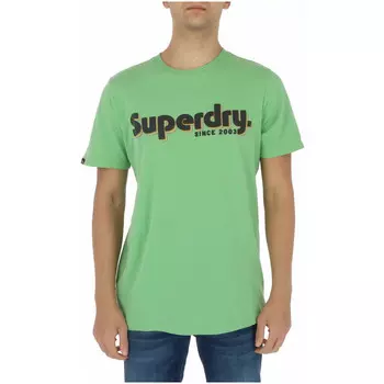 Футболка мужская Superdry. с принтом, зеленый
